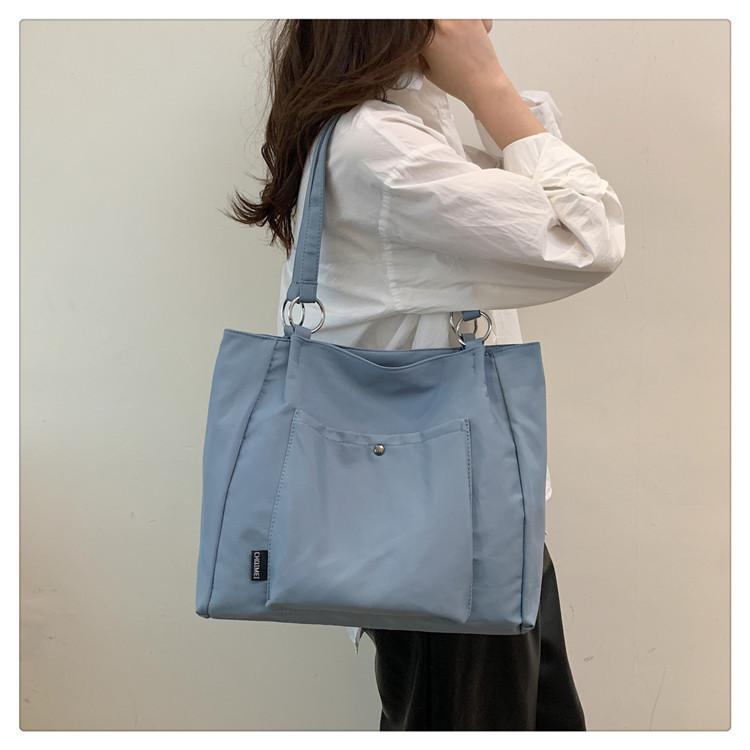 IELGY Work Commuter Bag Large Capacity Tote Bag Literary Student Fashion Shoulder Bag Trendy