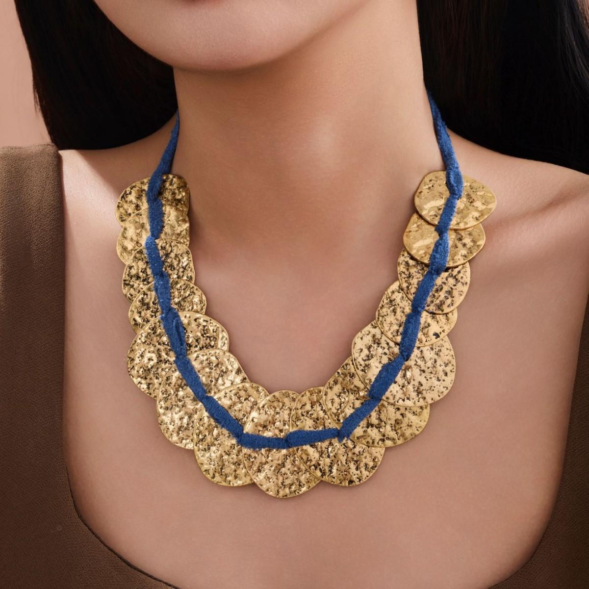 

Модное ожерелье для женских украшений золотой