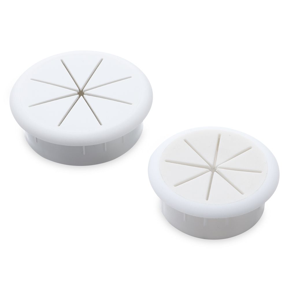 Cable Hole Cover Cord Grommets Desk Wire Organizer for Office Furniture Cable Passing Eight Petal Threading Box Cover