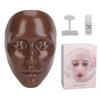 Makeup Practice Face Board 5D Silicone Mannequin Face for Eyes Makeup Beginner with 20ml Makeup Remover Oil