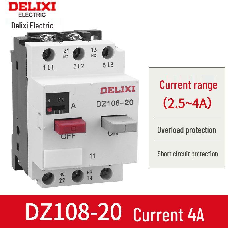 Delixi DZ108-20 Three-Phase Motor Protector Switch CDV2S Circuit Breaker CDP6-32