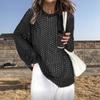 Womens Loose Knit Top Sheer Beach Cover Up Hollow Out Pullover