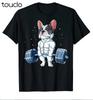 French Bulldog Weightlifting Funny Deadlift Unisex Fitness Gym Tshirt Unisex