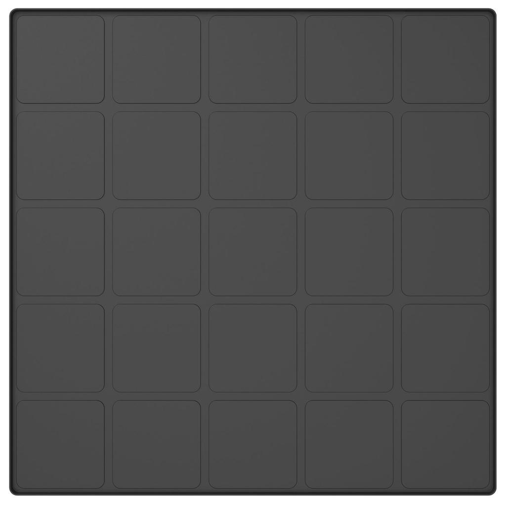 Fridge Silicone Mat 60x60cm Under Refrigerator Mat Waterproof Dustproof Under Washing Machine Mat Cushioning Floor Protector