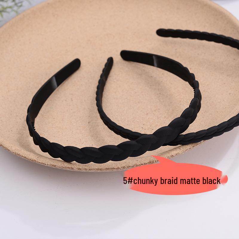 Matte Wave Unisex Headband for Long Hair & Makeup