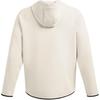 Under Armour Unstoppable Solid Color Casual Breathable Hooded Pullover Long Sleeve Sweatshirt Men Sweatshirt Peak-White 1383042-110