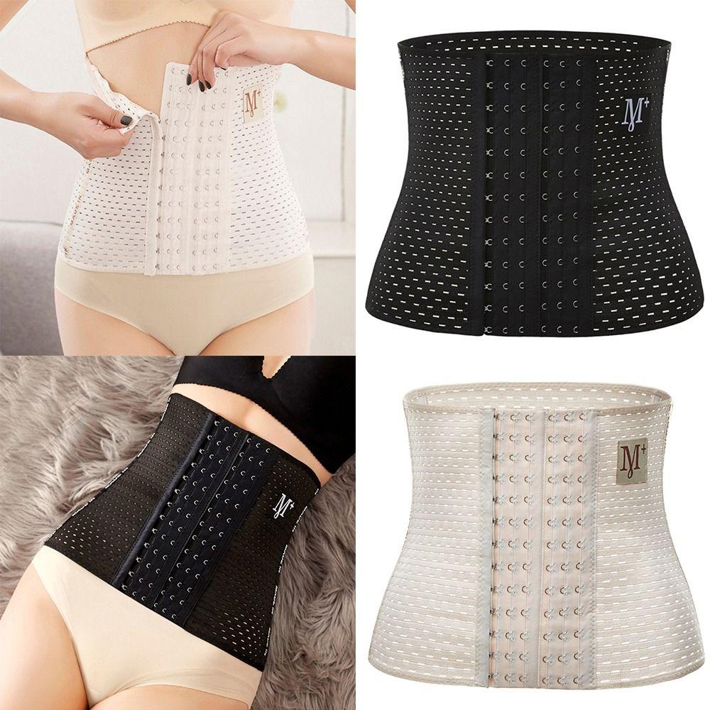 

Hollow Out Waist Trainer Acetate Fibre Slimming Belt Fashion Postpartum Belt Women
