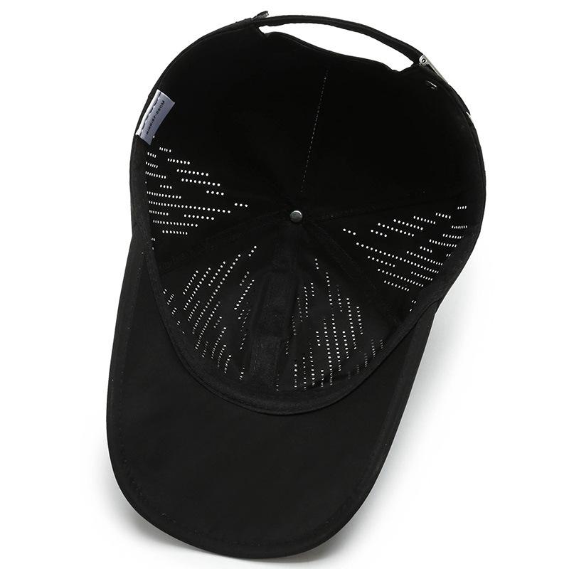 Summer Laser Punching Sun Hat Quick Drying Hat Men and Women Travel Breathable Sun Hat Outdoor Sports Baseball Hat