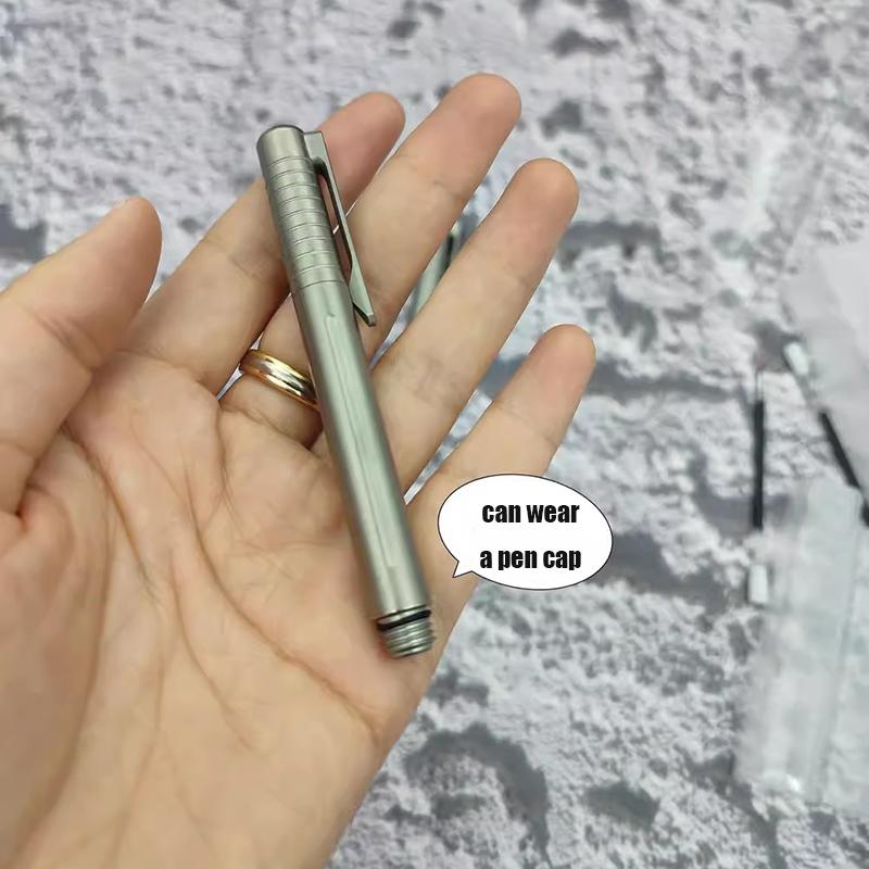EDC Titanium Alloy Zirconium Alloy Pen With Collection Writing Multi-functional Portable Outdoor EDC Tools