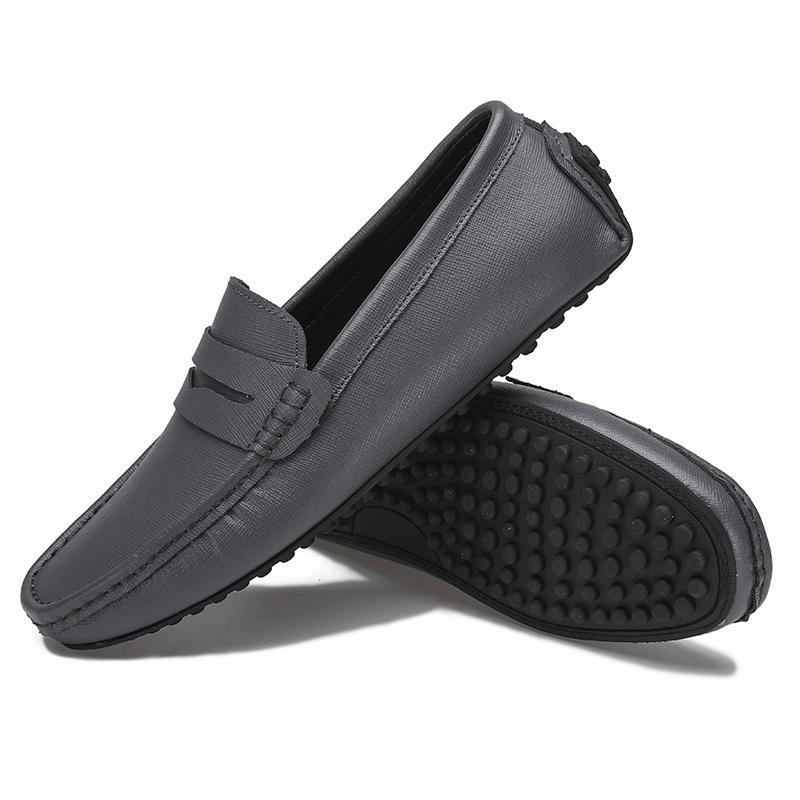 Fashion High Quality Moccasins Luxury Brand Loafers Men's Genuine Leather Shoes Designer Shoes Soft Sole Comfortable Casual Dress Shoes