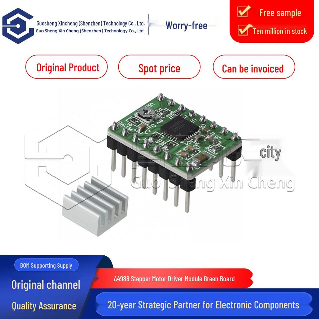 A4988/DRV8825 Stepper Motor Driver Modules: Red, Green, Purple Boards for 3D Printer Accessory