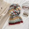 Warm Jacquard Knitted Scarf Wool Winter Wool Neckerchief Fashion Fair Isle Style Scarf  Winter