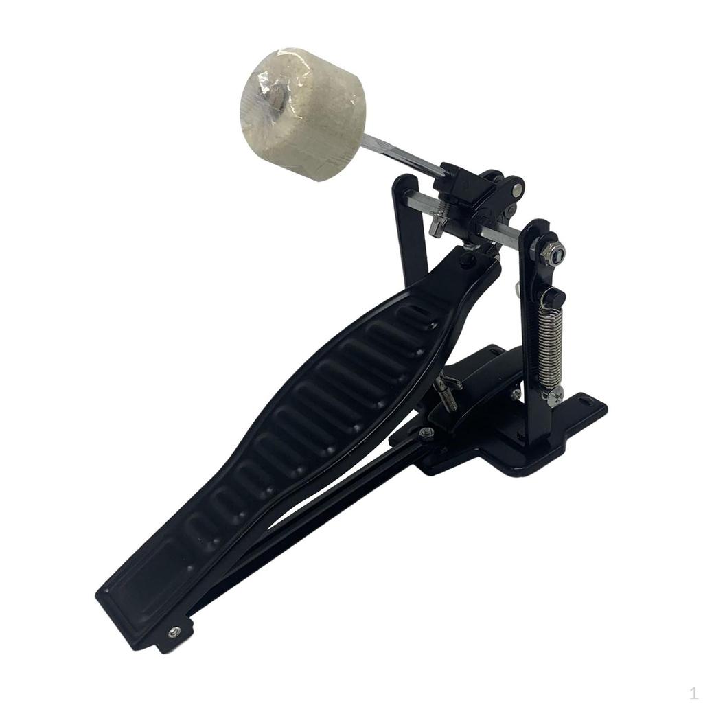 Single Foot Pedal with Drum Wool Beater Single Chain Drive Percussion Instruments Replacement for Drum Lovers