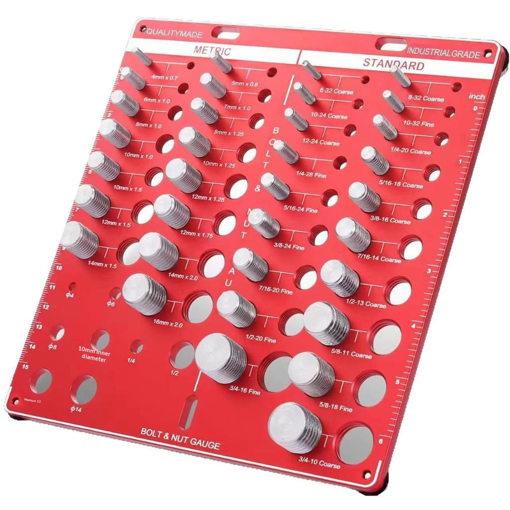 High Accuracy Thread Gauge Screw Measuring Gauge Precision Gauge Screw Nut Bolt Thread Checker Custom-Made