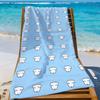 Cartoon G-Ganadi Dog Cat Towel Quick Drying Beach Towels Are Suitable For Swimming Pools Camping Yoga And The Gym