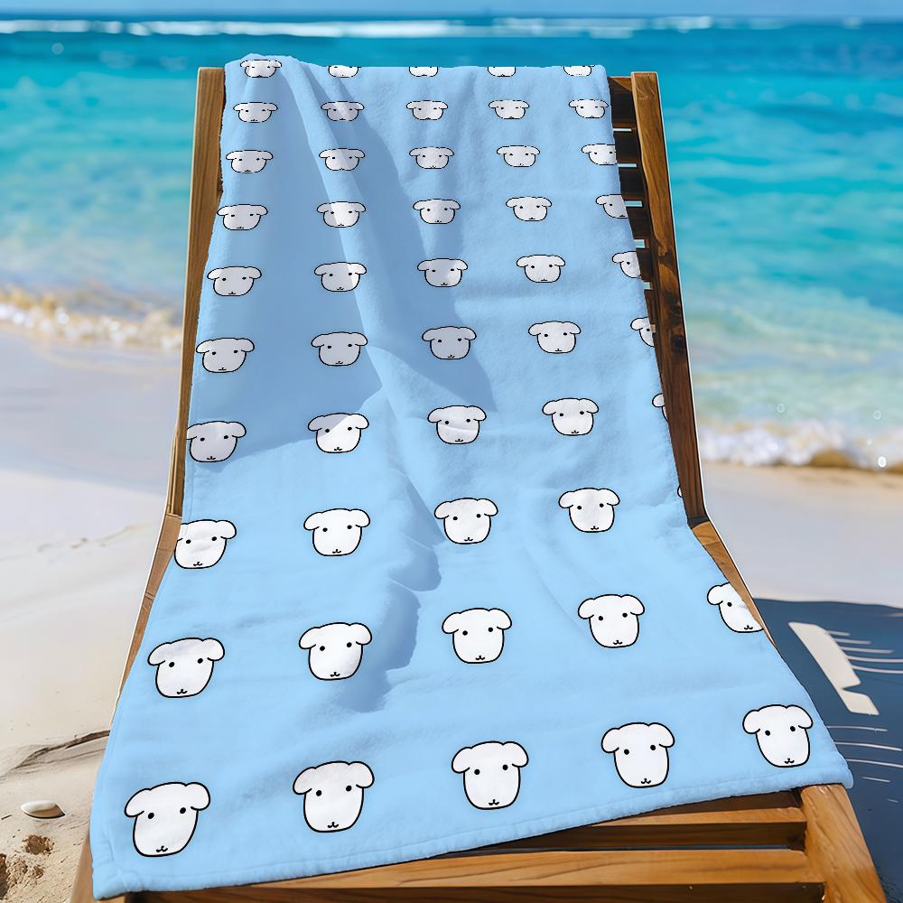 Cartoon G-Ganadi Dog Cat Towel Quick Drying Beach Towels Are Suitable For Swimming Pools Camping Yoga And The Gym