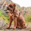 Oenux Dog Animals Model Husky German Shepherd Rottweiler Saint Bernard Action Figure Puppy Figurines PVC Collection Toy Kid Gift