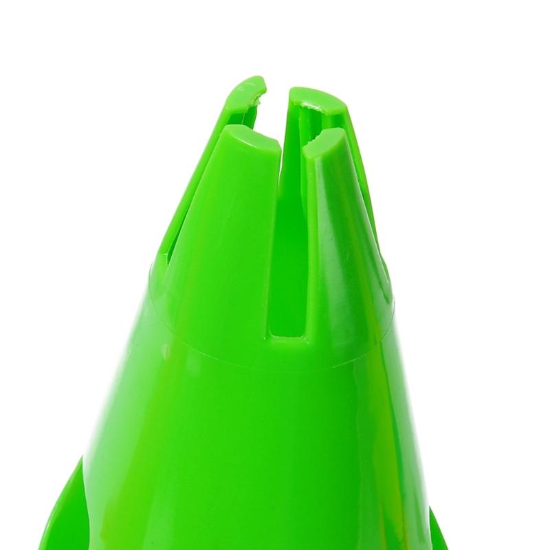 2 Pack Sports Training Cones Plastic Marker Training Traffic Cones for Skate, Soccer, Football, Assorted Colors, 12 Inch