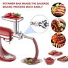 Multifunctional Food Processing Attachment Sausage Filling Tubes Grinding Plates Meat Grinder Attachment for Mixers