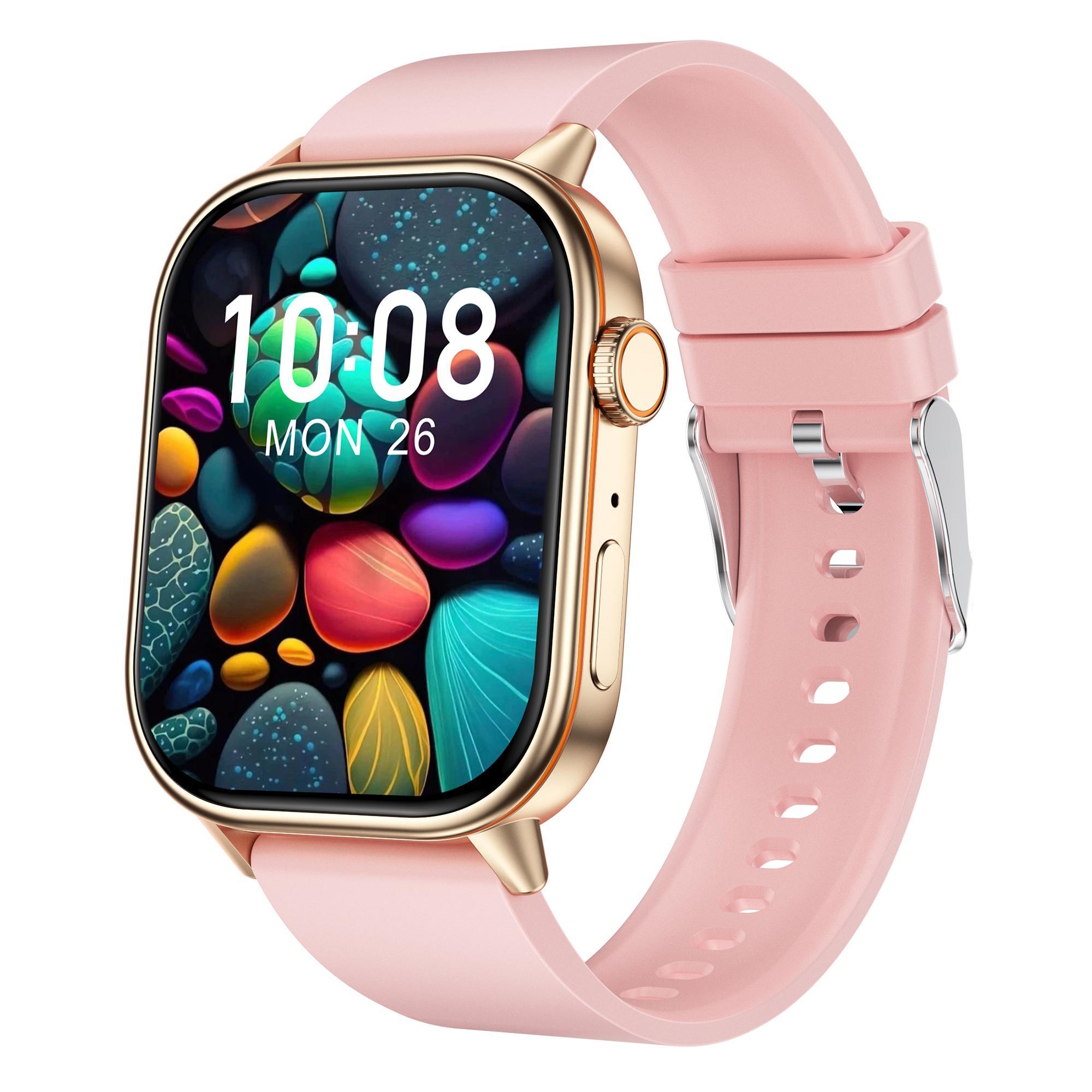 

QX17 GPS Смарт-годинник Пульсометр Кисень у крові Монітор сну Водонепроникний З дзвінками Спортивний годинник Pink