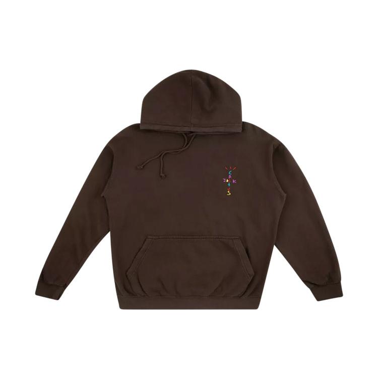 Travis Scott Cactus Jack X McDonald's, Collaboration, Multicolor Pattern Fleece Lined Hooded Sweatshirt Unisex Brown TC-72