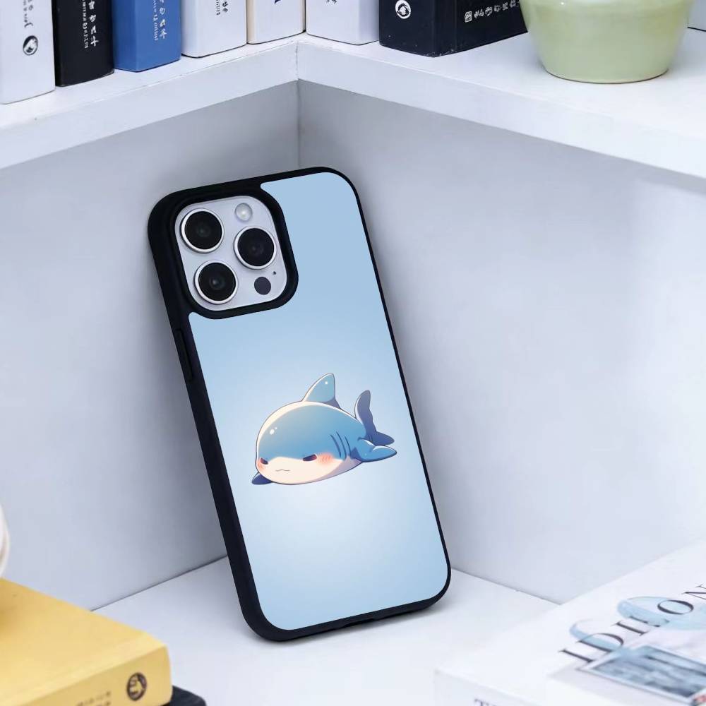 

J-Cute Shark Phone Case For iPhone 17,16,15,14,13,Pro,Max,Plus,Magnetic For Magsafe Wireless Charging iPhone14