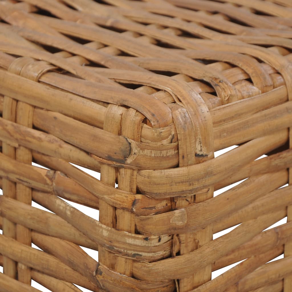 Coffee Table 47 X 47 X 28 Cm Natural Rattan