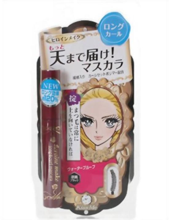 

Kiss Me Heroine Make Long Curl Mascara N 01 Jet Black & чорний