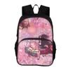 Kpop Demon Hunters Printed Oxford Backpack With Breathable Design For School Students