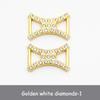 luxury Rhinestone AF1 Shoe Charms Colorful Diamond Sneaker Charms Girl Shoe decoration DIY Shoelaces Buckles shoes accesories