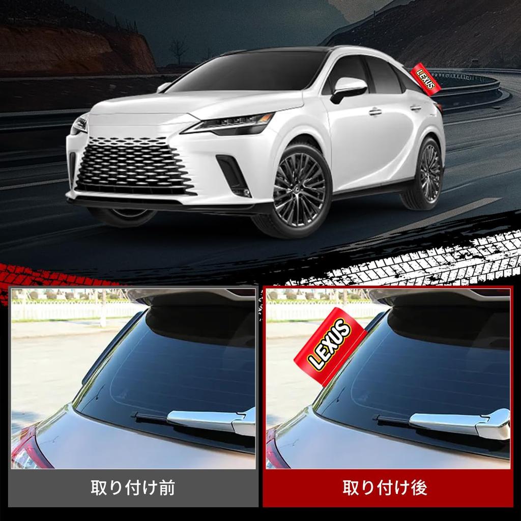 OuTLife Dedicated Decal Stickers for the New Lexus All Redesigned Modeling for a Personalized Enhanced and Increased High Strong 3D No Integrated Add