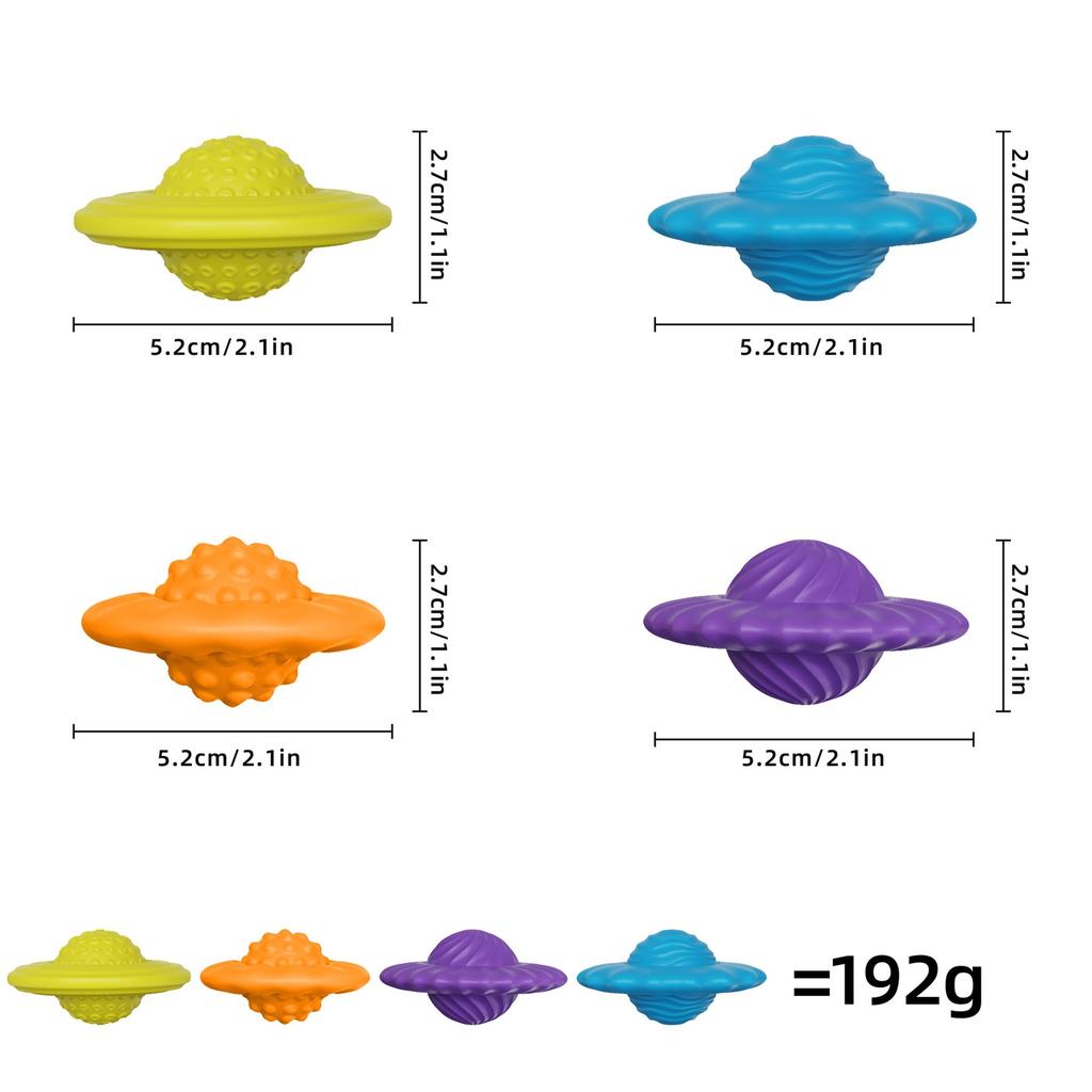 UFO Flying Saucer Toy Silicone Magnetic Ball Sensory Stress Relief Toy for Kids