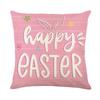 Easter Pillow Cover Rabbit and Easter Egg Spring Home Decoration Retro Double sided Printed Sofa Bed Decoration Cushion Cover