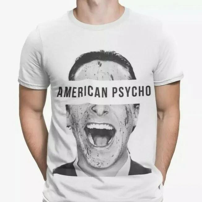 

American Psycho T-Shirt Retro Cool Gift Tee Movie Horror 90s UK Unisex T-Shirt XL