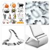 12PCS Halloween Cookie Cutter Set Pumpkin Ghost Bat Shape DIY Chocolate Fondant Mold Biscuits Mould Halloween Baking Tools