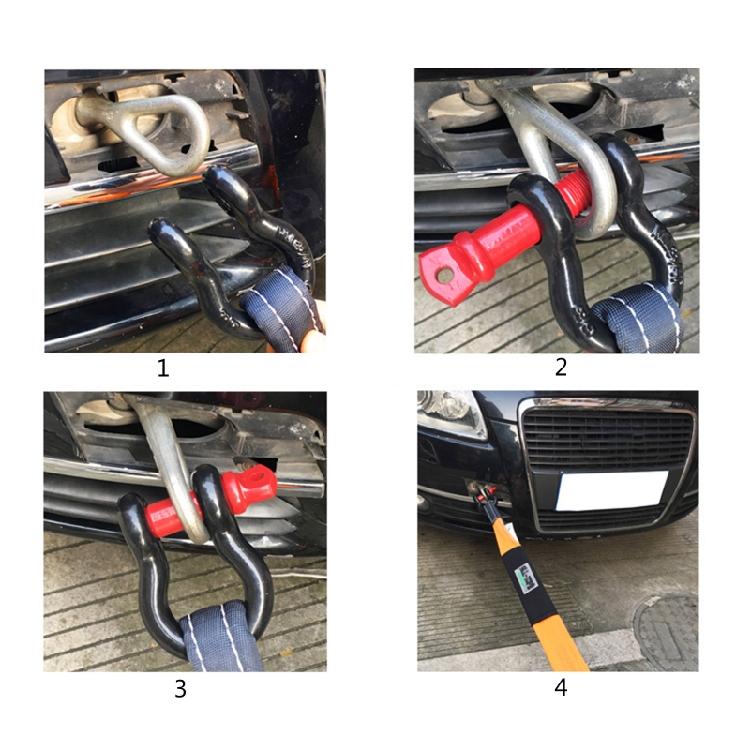 Universal Car Trailer Bow Shackle U-hook Tow Bar Hook 2.0 for T/4.75T/6.5T for S