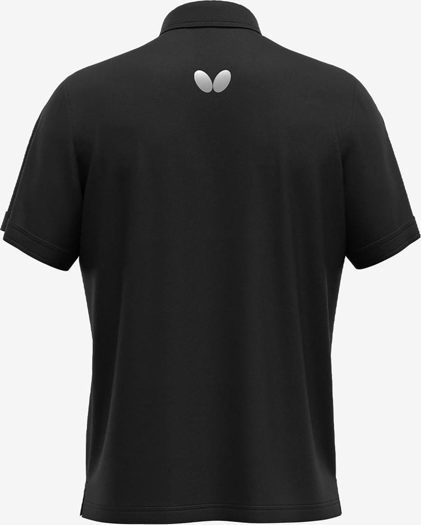 Table Tennis Stretchable BO Polo Size 45920 [Butterfly] [Butterfly] Top, Moisture-wicking, Quick-drying, Shirt, Silver, L,