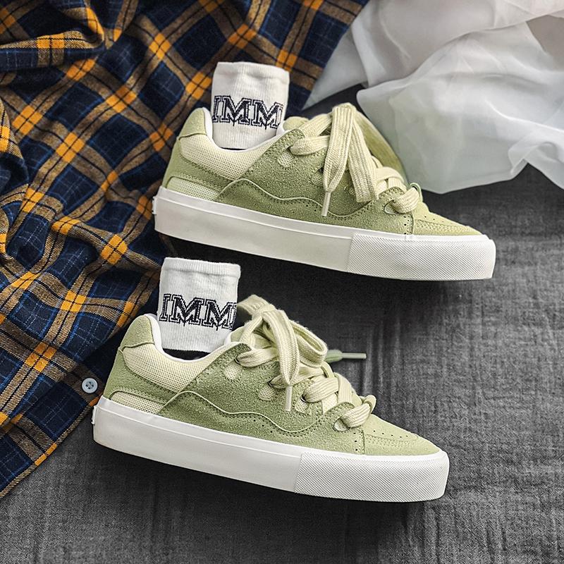 Shoes trendy shoes summer casual canvas shoes skateboard shoes low top retro couple niche bread shoes