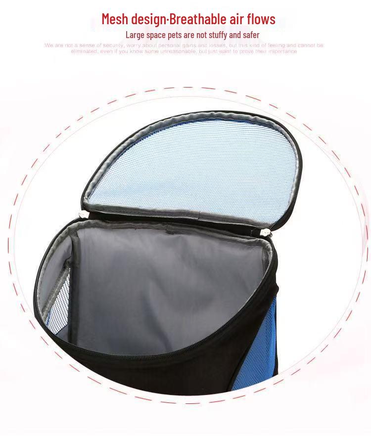 Portable Double Shoulder Pet Backpack Carrier for Dogs and Cats