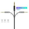 Syncwire Audio Cable, Heavy-Duty Nylon Aux Cable, 3.5mm Stereo Mini Plug, Headphone Cable for Speakers, Car, iPhone, and Android (3M, Black)
