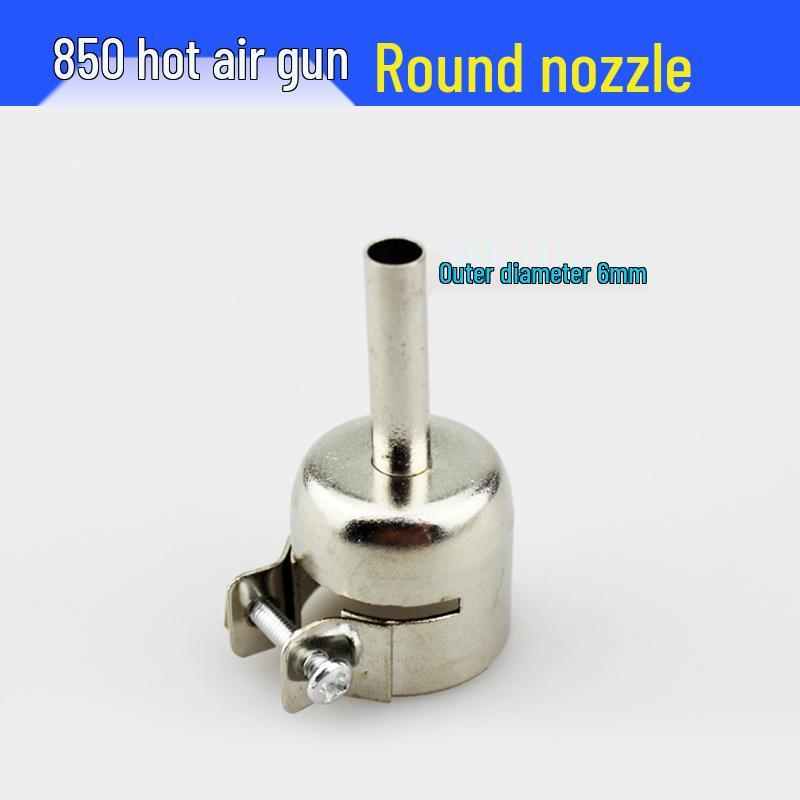 Universal Hot Air Gun Nozzles 850 852 858: Desoldering Station Square & Round Steel Mesh Nozzles