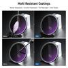 NEEWER 67mm Variable ND Filter True Color Hard Stops Optical Slim Aluminum Neutral Density Filter for Cameras (ND8-2000), & Stops, 3-11 Adjustable,