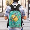 Personalized P-Psyducks Backpack Men Women Casual Bookbag for College School Manga Bags