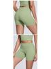 Women's High-Waist Yoga Fitness Shorts - Peach Hip, High-Elastic, Tight Athletic Wear