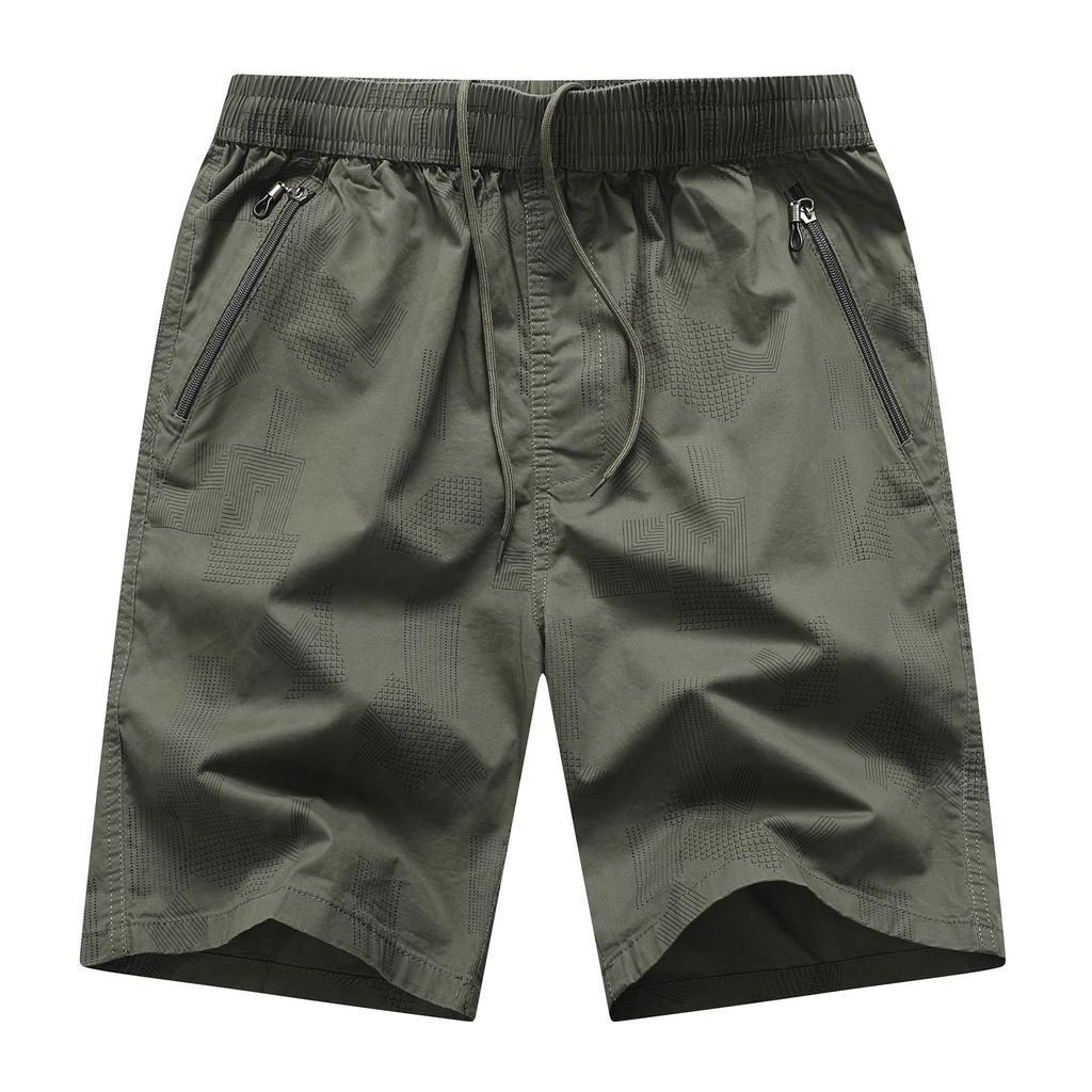 Big Size Men's Casual Shorts Summer Light Weight Shorts Outdoor Sports Cool Breathable Beach Relaxed Fit Cotton Cargo Shorts