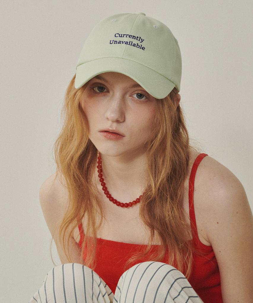 MELLY&ROSE Message Ball Cap (315351)_Mint