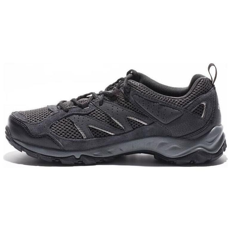 Columbia Hiking Leather Mesh Fabric Antibacterial Cushioning Technology Breathable Shock Absorbing Lightweight Low Top Hiking Shoes YM1182-011