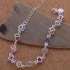 SAY 925 Sterling Silber Armbänder Bunter Zirkon Für Damen Exquisiter Schmuck Zubehör für Studentinnen Freundinnen Hochzeit Mode Geschenk
