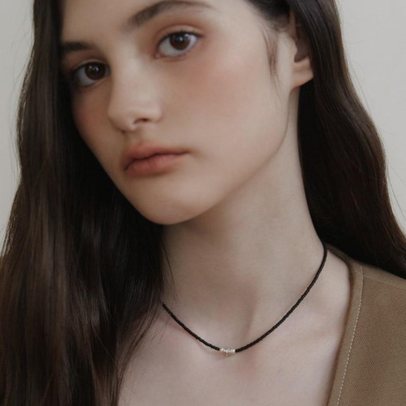 TATIANA Stacked Pendant Bead Necklace NZ2446