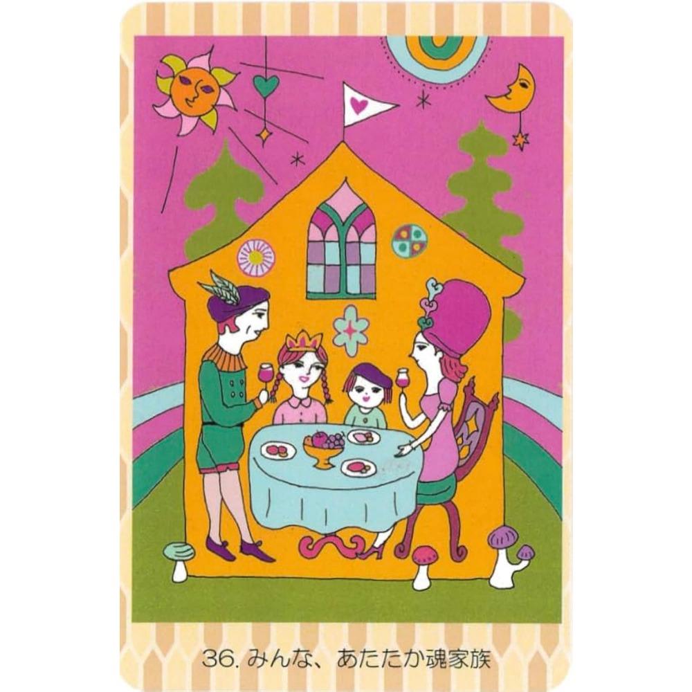 10.4*7.3cm Heartwarming Soul Oracle Deck Card Games Japanese Language 40 Pcs Cards